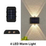 lampe solaire extérieure led blanc moderne facile autoénergie abs clips patio jardin