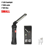 lampe torche multifonction rechargeable aimantée led puissante interrupteur réglages moderne pratique camping travauxurgence