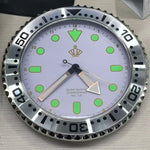 horloge murale moderne quartz aiguille vert noir bleu salon chambre