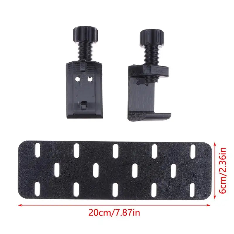 support mural blanc noir clips magnétiques grille perforations outils organisation pratique fonctionnel