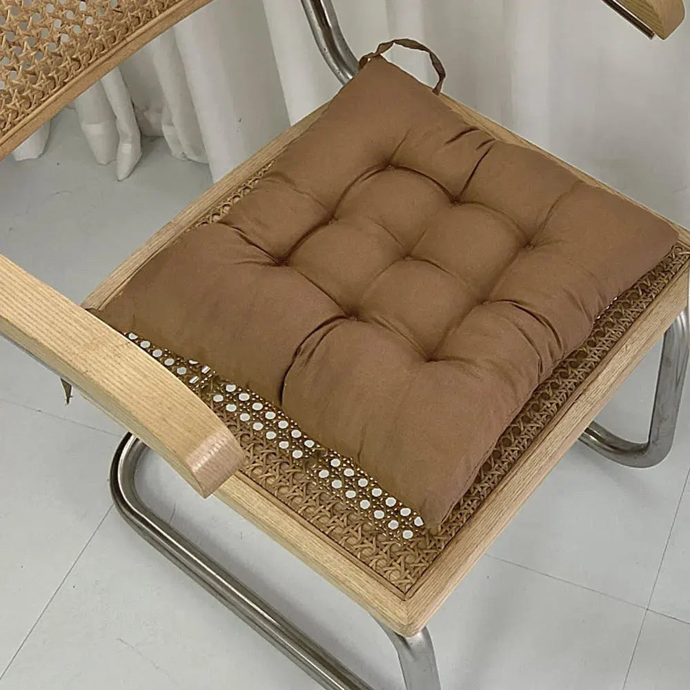 coussin dossier coussin siège polyester coton mousse pe tissage moderne fixation cordons