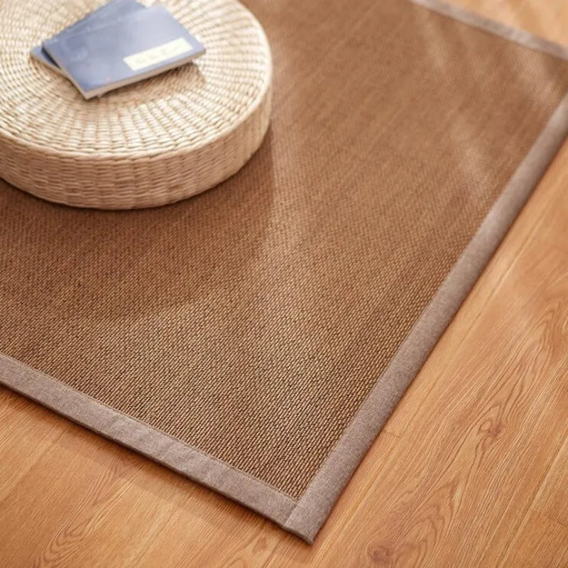 Tapis tatami lavable en bambou avec support EVA