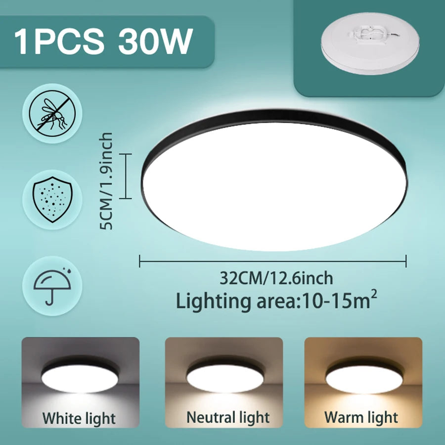 lampe led moderne noir blanc minimaliste surface interrupteur bouton éclairage intérieur chambre cuisine salon