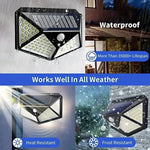 lampe solaire murale noire panneau led vis fixe moderne extérieur garage jardin