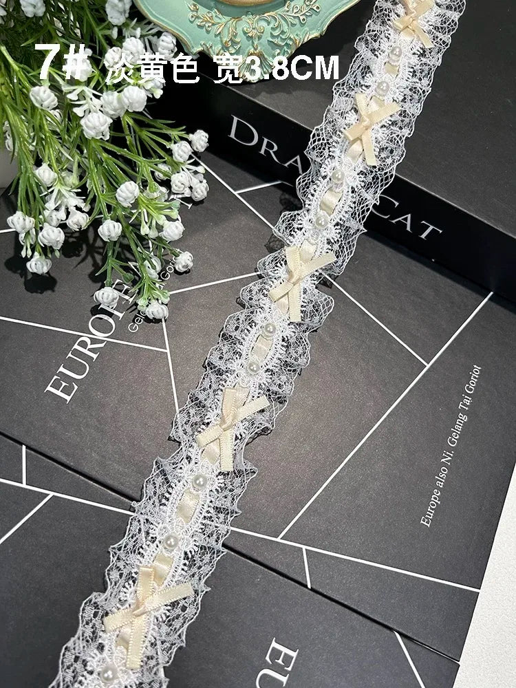 bracelet dentelle décoratif rubans élégant pourbijou bras fait main