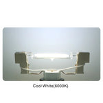 ampoule led r7s tube verre blanc moderne lustre applique murale maison salon