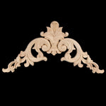 ornements décoratifs bois feuilles stylisées motifs floraux complexes baroque fixation