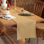 champagne vert olive chemin table velours moderne décoration noël halloween mariage anniversaire famille festive