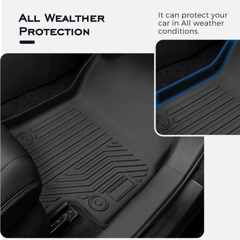 tapis sol noir tapis avant arrière rayures diagonales surface rugueuse velcro moderne résistant voiture