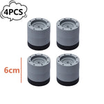 supports anti vibration machine laver pièces gris noir surface perforée base caoutchouc antidérapants