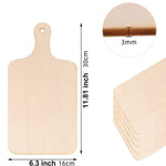 planches découper bois modernes 16x30cm beige clair hachage bricolage artisanat cuisine noël