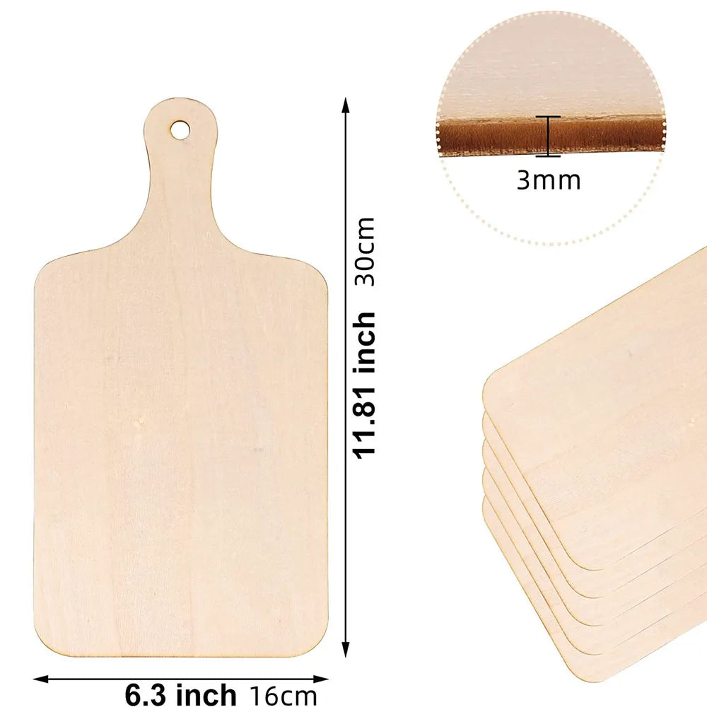 planches découper bois modernes 16x30cm beige clair hachage bricolage artisanat cuisine noël
