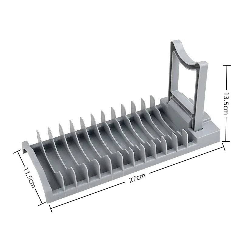 rack vaisselle moderne gris blanc motif géométrique assiettes bols