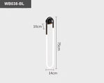applique murale moderne minimaliste noir doré lumière blanche led fixée mur deux tubes incurvés