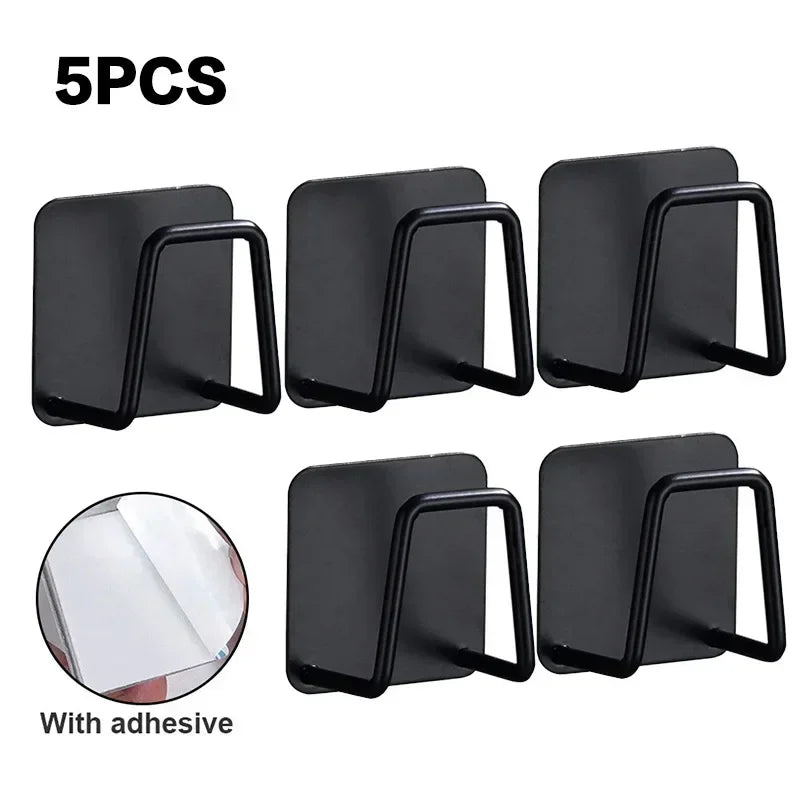 porte savon porte coupe porte serviette égouttoir adhésif acier inoxydable support séchage multiple utilisation