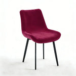 housses chaise velours polyester couleurs unies moderne salle manger anti poussière decoration festive