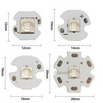diodes led uv blanc noir 365nm 395nm pcb 16mm 20mm modernes technologiques