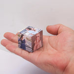 cubes imprimés chiens portraits paysages urbains puzzle décoration enfant jouet moderne blanc marron