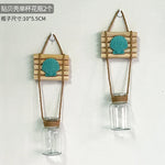 vases suspendus transparents vintage coquillages étoiles rustiques éléments naturels