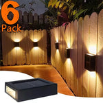 lumière solaire murale noire moderne ip65 led adhésif vis extérieure jardin balcon