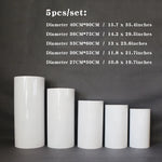 supports présentation métal blanc modernes mariage pièces différentes tailles