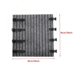 tapis d'accès gris foncé rayures horizontales clips noirs antidérapant moderne camping car vert fluo