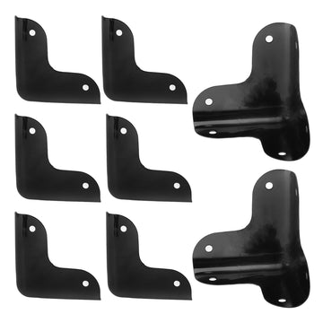 protections angle meuble noir lisse moderne fixations vis sécurité bois