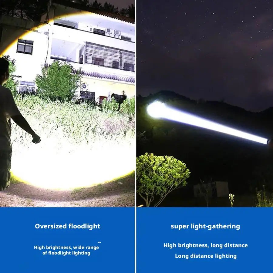 lampe frontale led rechargeable tissu points blancs mode highlight flash trois réglages ceinture ajustable