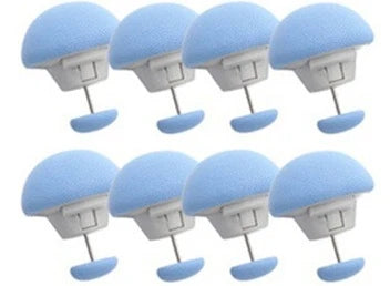attache couette clip champignon moderne rose bleu blanc doux tissu minimaliste clips lit