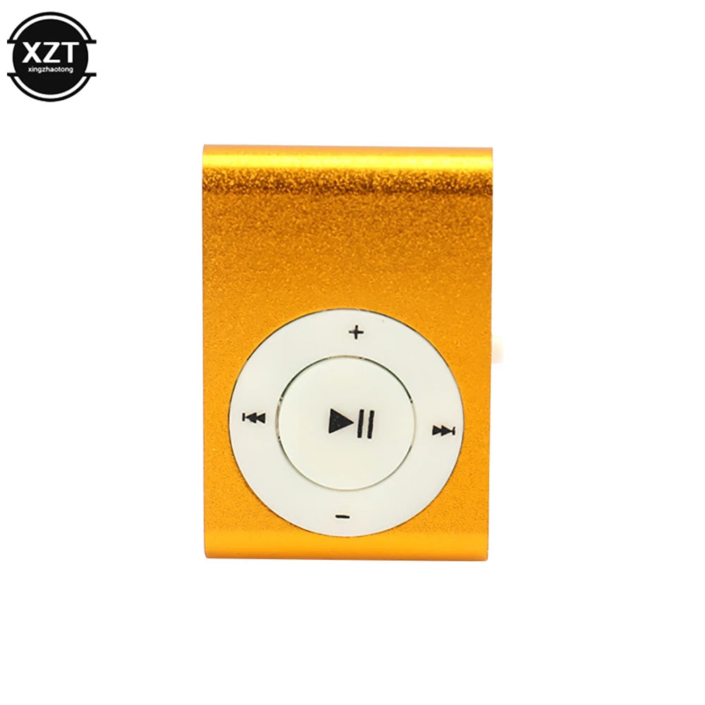 lecteur mp3 portable argent rose noir or bleu métal brillant compact moderne clips