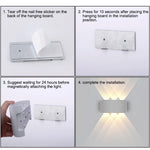 lampe murale led moderne noire interrupteur tactile charge usb chambre cuisine