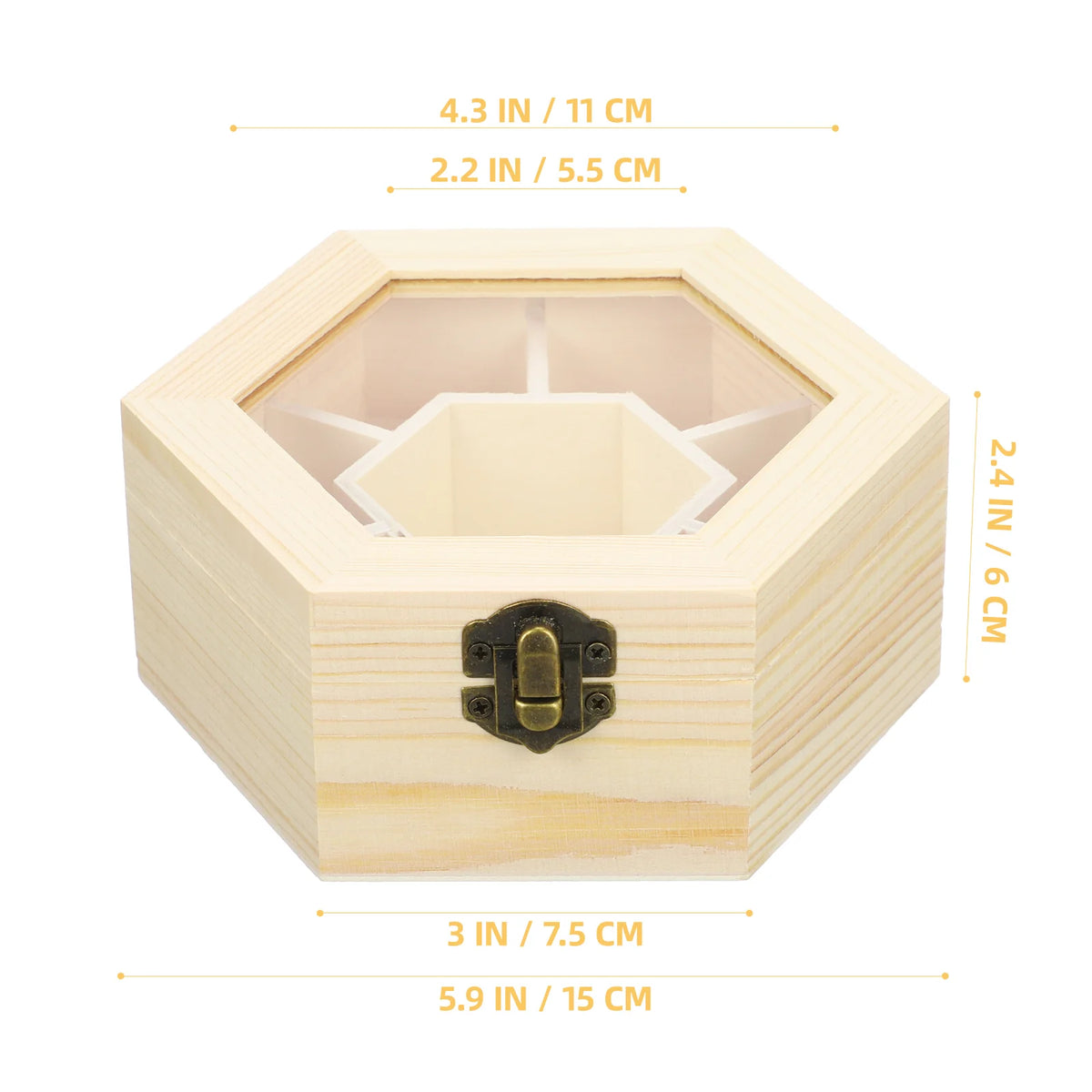 boîte bijoux bois naturel classique cadenas rangement bijoux handmade storage box