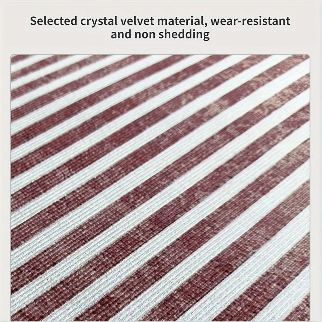 tapis d'entrée moderne marron clair texturé imprimé antidérapant polyester machine lavable 80cm 50cm chambre