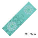 serviette yoga rose bleu mandala motifs floraux moderne 100cm matériaux fibre superfine