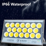 projecteur led 100w 200w 300w 400w 50w gris jaune ip66 moderne clips lumineuxextérieur