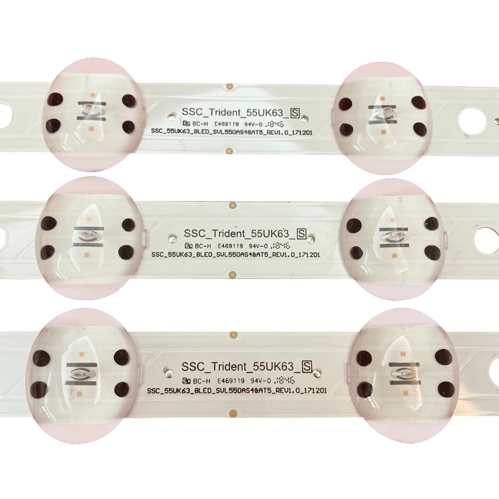éclairage led blanc moderne 598mm 8leds 55pouce connecteur nouveau