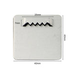 clips fixation blancs noirs supports organisation salle bains modernes utilisation multiple acier inoxydable clips