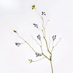bouquet artificiel feuilles baies branches naturel intérieur décoration maison vert orange bleu beige