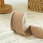 rubans décoratifs velours marron rose gris bleu marine beige classiques adhésifs diy cadeaux fêtes