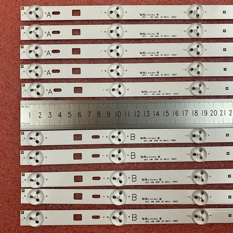 plaques led blancs industriels certification rohs ul 20mm fixations trouées kit télévisions