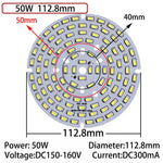 plaque led moderne 50w 70w 100w blanc diodes smd5730 pcb driver aluminium