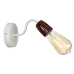 lampe murale industrielle rétro LED blanc marron vert bleu rouge gris