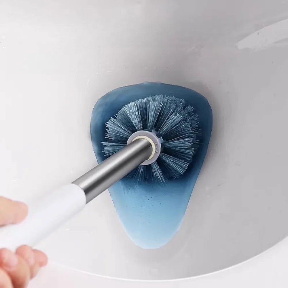 brosse wc support mural gris blanc moderne nettoyage efficace ventilation drainage salle bain