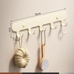 porte serviettes mural gris métallisé moderne 50cm large vis fixations utilisation multiple chambre cuisine