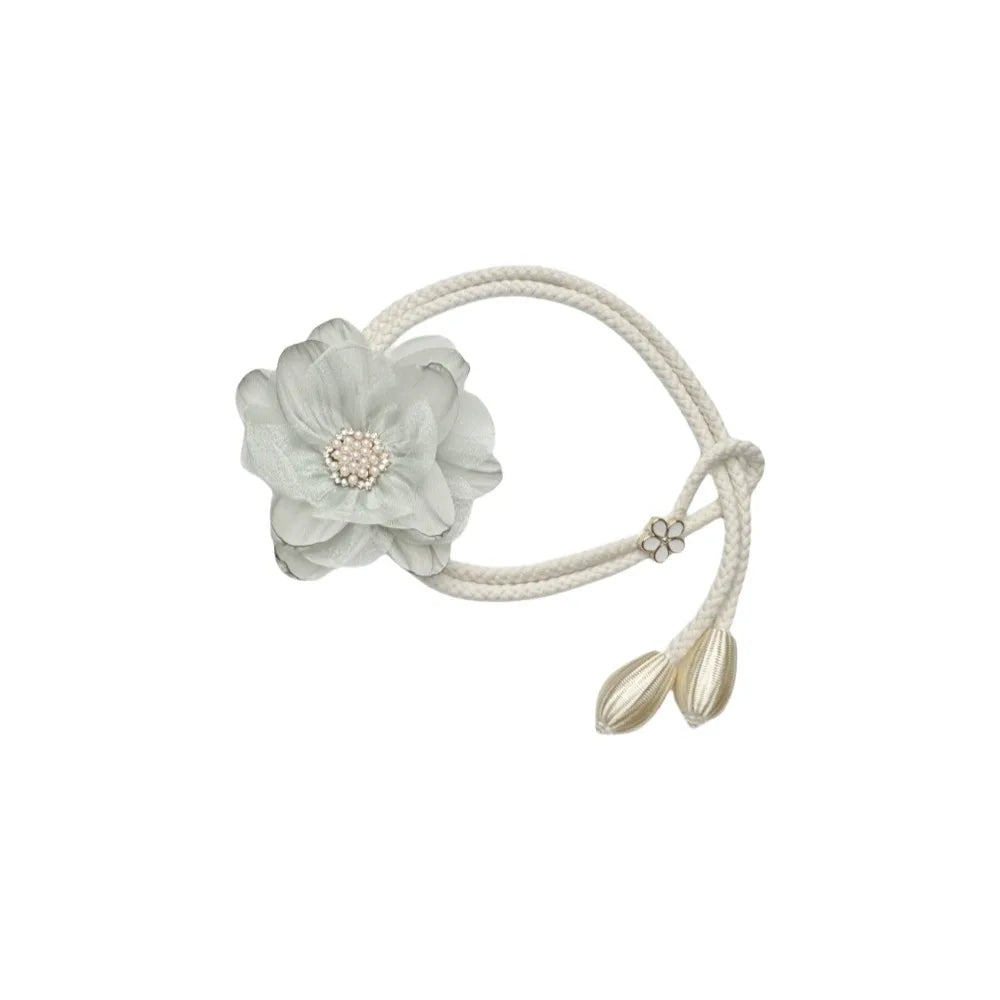 rideaux attaches fleurs décoratives beige bleu rouge rose noir tringle chambre coucher