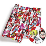 tapis souris informatique coton imprimé personnages animés multicolore pop art moderne