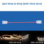 connecteurs led rubans flexibles transparents clips broches 12v 24v certifiés ul rohs