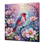 tableau décoratif fleurs coquillages art floral brillant rose violet bleu vert blanc moderne adultes