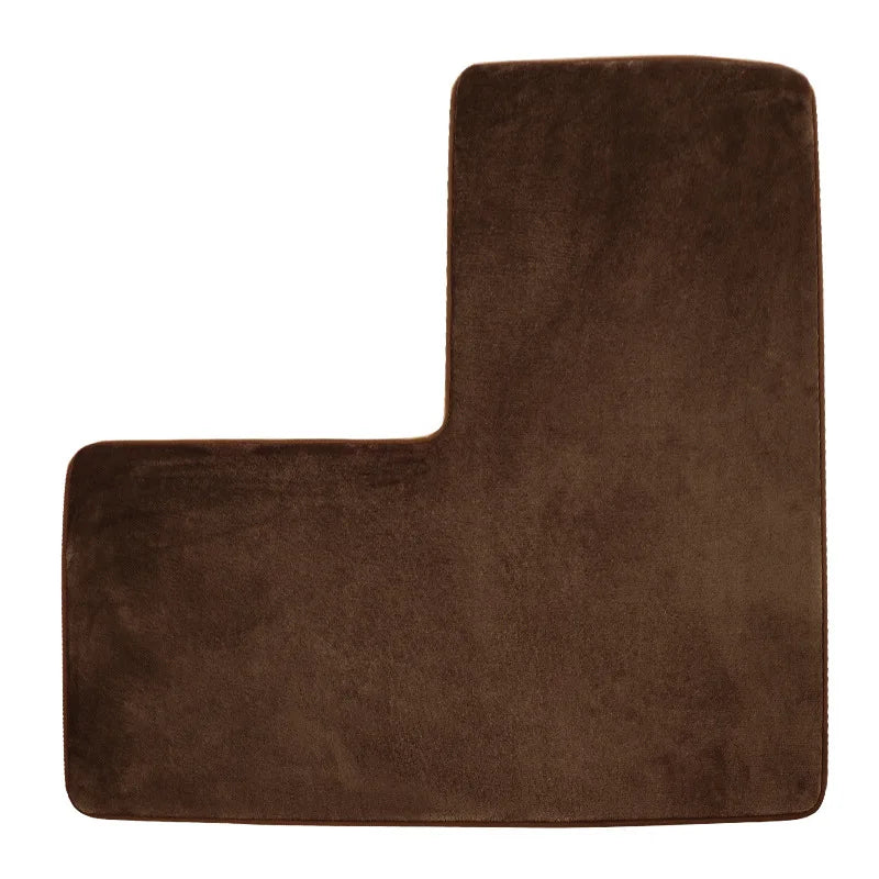 tapis bain doux moderne beige sapphire blue coffee grey lake blue mousse mémoire forme