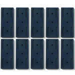 support rallonge électrique adhésif blanc bleu rose vert moderne double